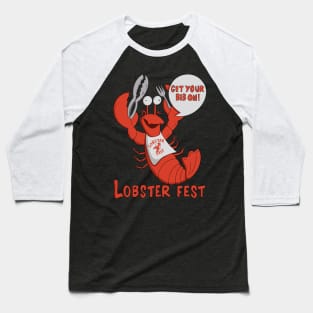 Burgers Lobster Fest Baseball T-Shirt